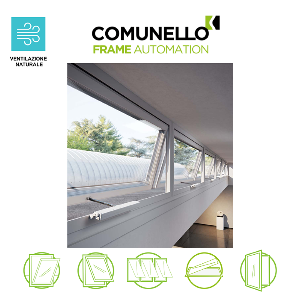 STAR 30 Comunello - Attuatore elettromeccanico a catena per finestre vasistas e a sporgere STAR 30 Comunello - Attuatore elettromeccanico a catena per finestre vasistas e a sporgere