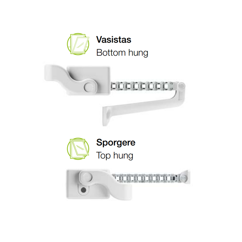 STAR 25 Comunello - Attuatore elettromeccanico a catena per finestre vasistas e a sporgere STAR 25 Comunello - Attuatore elettromeccanico a catena per finestre vasistas e a sporgere