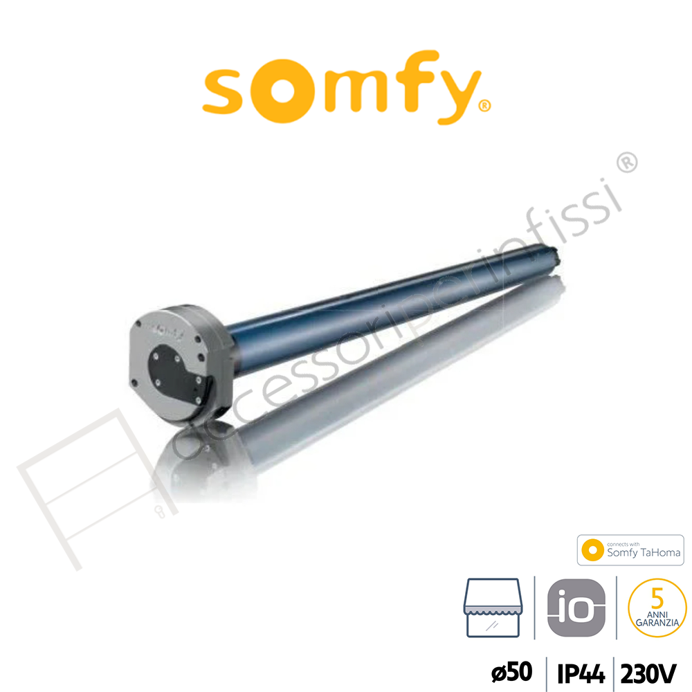 SUNEA 50 io CSI Somfy motore radio per tende da sole a cassonetto con manovra di soccorso SUNEA 50 io CSI Somfy motore radio per tende da sole a cassonetto con manovra di soccorso