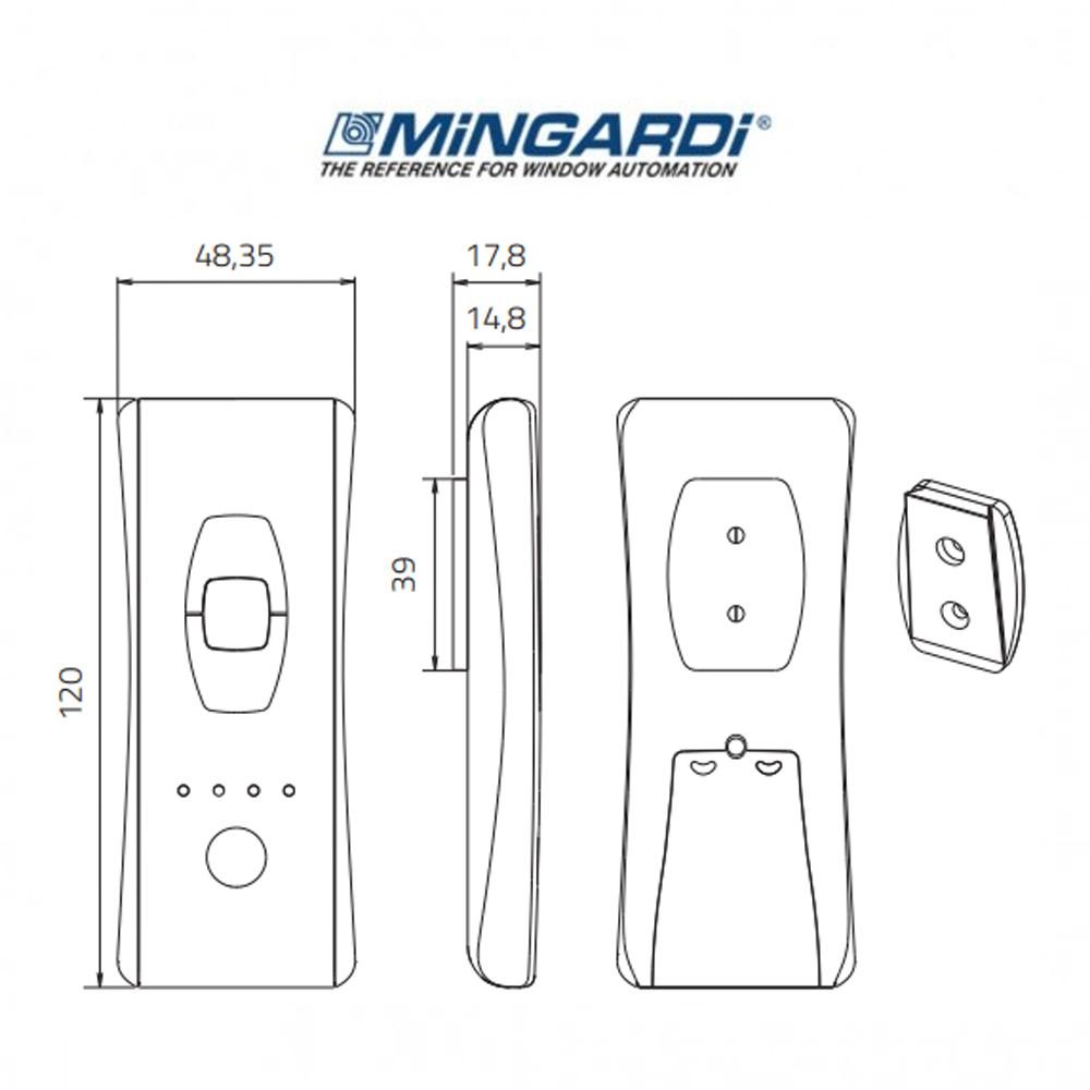MR-T5 Mingardi - Telecomando multicanale per il controllo di 5 aperture o cinque gruppi MR-T5 Mingardi - Telecomando multicanale per il controllo di 5 aperture o cinque gruppi