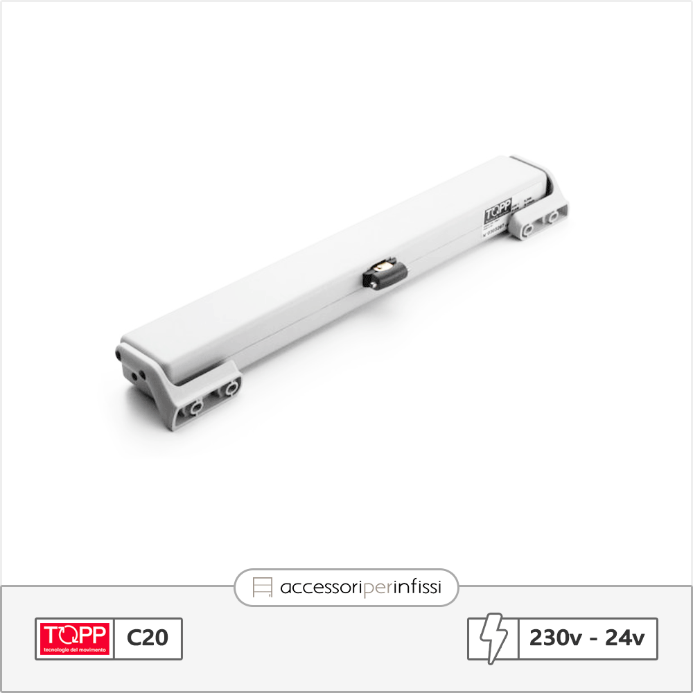 C20 Topp - Attuatore elettrico a catena per finestre vasistas e lucernari C20 Topp - Attuatore elettrico a catena per finestre vasistas e lucernari