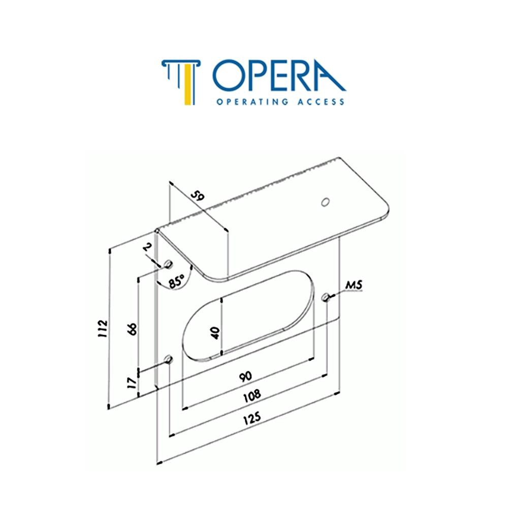 00282 Opera tettoia per elettroserrature 00282 Opera tettoia per elettroserrature