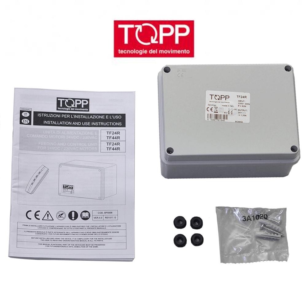 TF24R Topp unità di alimentazione con ricevente radio TF24R Topp unità di alimentazione con ricevente radio