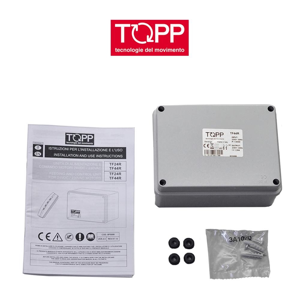 TF44R Topp unità di alimentazione con ricevente radio TF44R Topp unità di alimentazione con ricevente radio