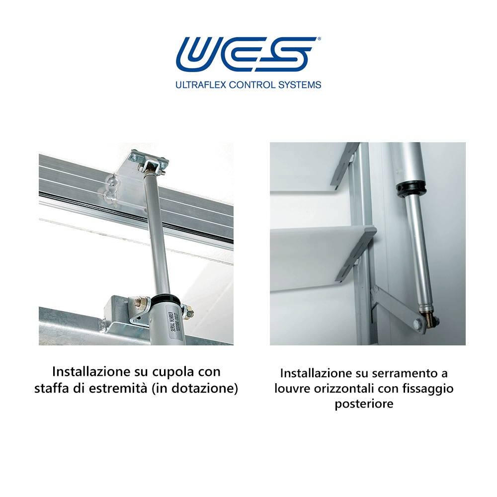 ULYSSES Ultraflex UCS attuatore a stelo per finestre a sporgere e pergole bioclimatiche ULYSSES Ultraflex UCS attuatore a stelo per finestre a sporgere e pergole bioclimatiche