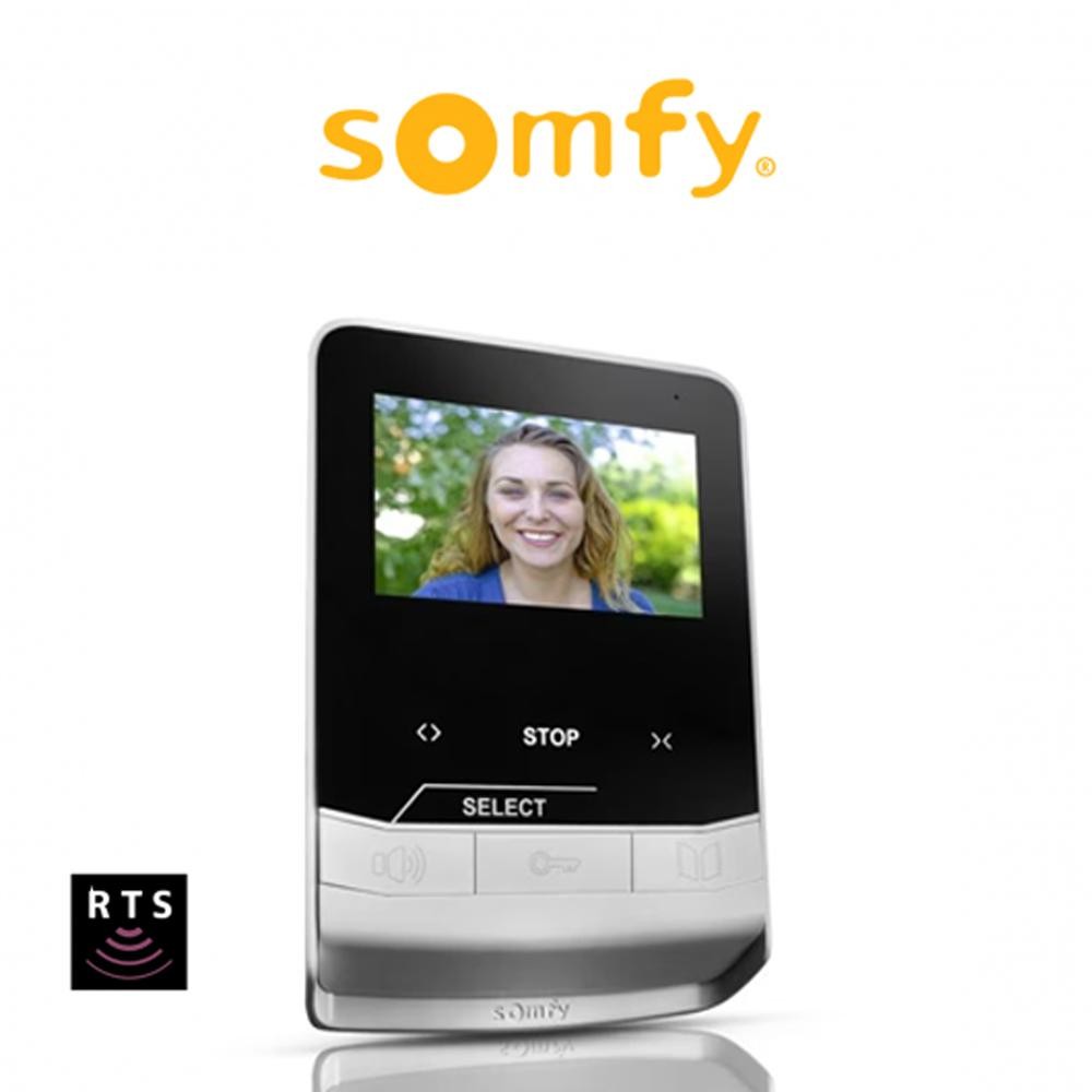 V100+ RTS Videocitofono Somfy con Controllo Accessi RTS e Installazione a 2 Fili