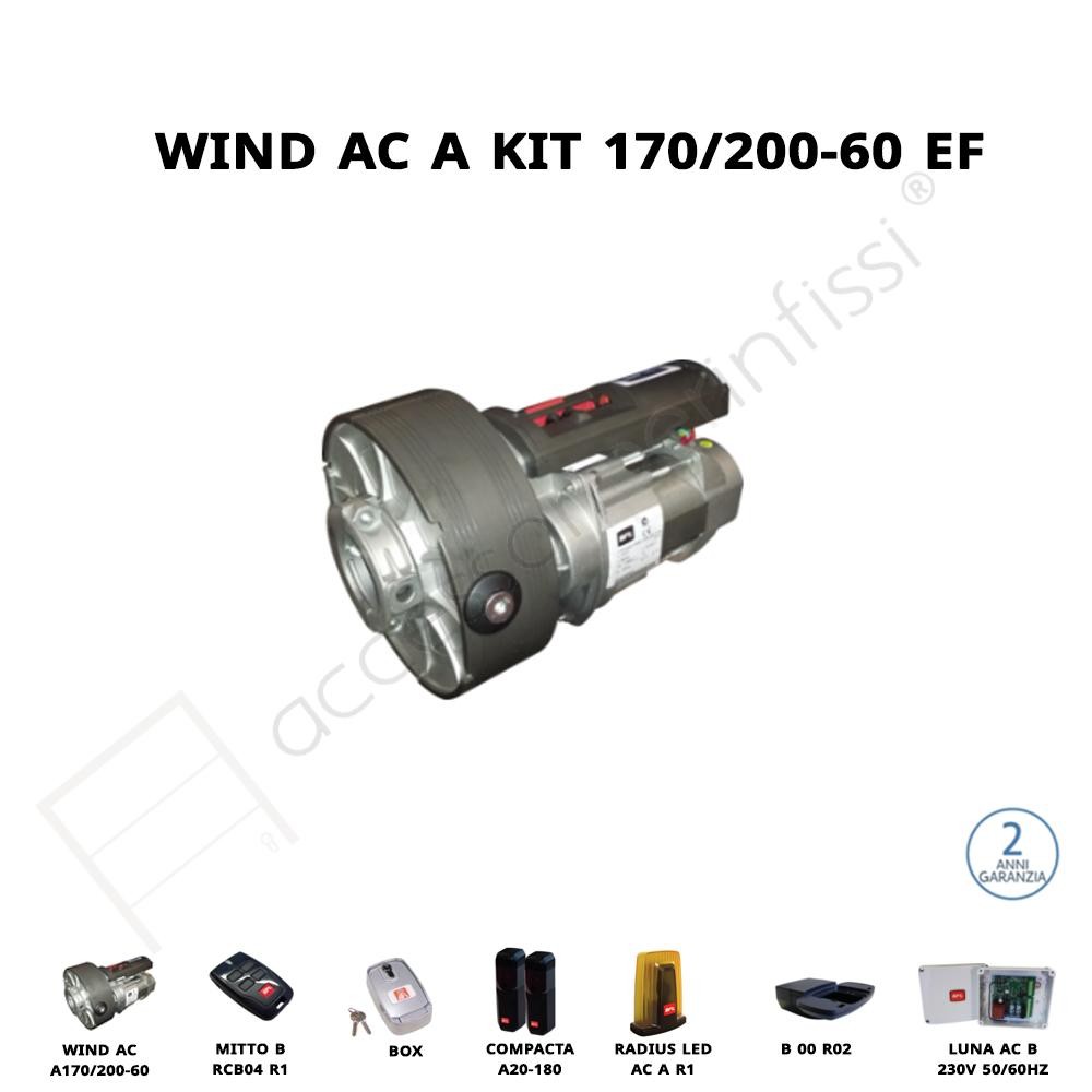 WIND AC A KIT 170/200-60 EF AUTO BFT operatore per serrande avvolgibili WIND AC A KIT 170/200-60 EF AUTO BFT operatore per serrande avvolgibili