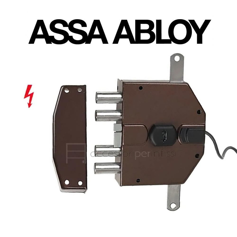 Y6823660 Assa Abloy | Serratura elettrica di sicurezza da applicare Segreta mano sinistra lunghezza cilindro 60 