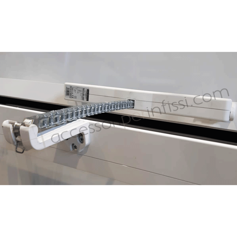 Nero art Attuatore a catena per vasistas Nekos Kato 253 110/230 V 250 N 6030080 Nero art Attuatore a catena per vasistas Nekos Kato 253 110/230 V 250 N 6030080