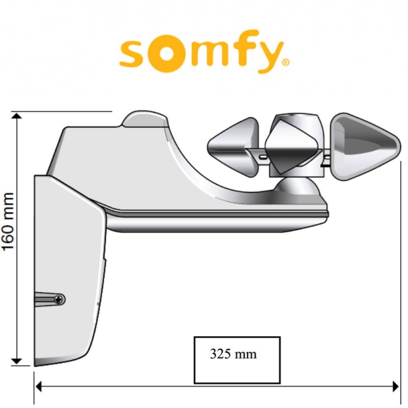 SOLIRIS RTS Somfy sensore per vento e sole | Accessori per Infissi