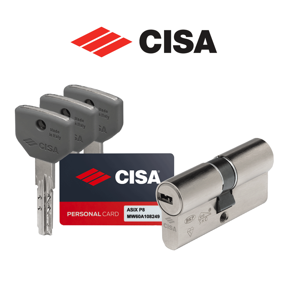 Cilindro Di Sicurezza Cisa Asix P8 A 8 Perni – Protezione Alta E Sistema Chiave Maestra