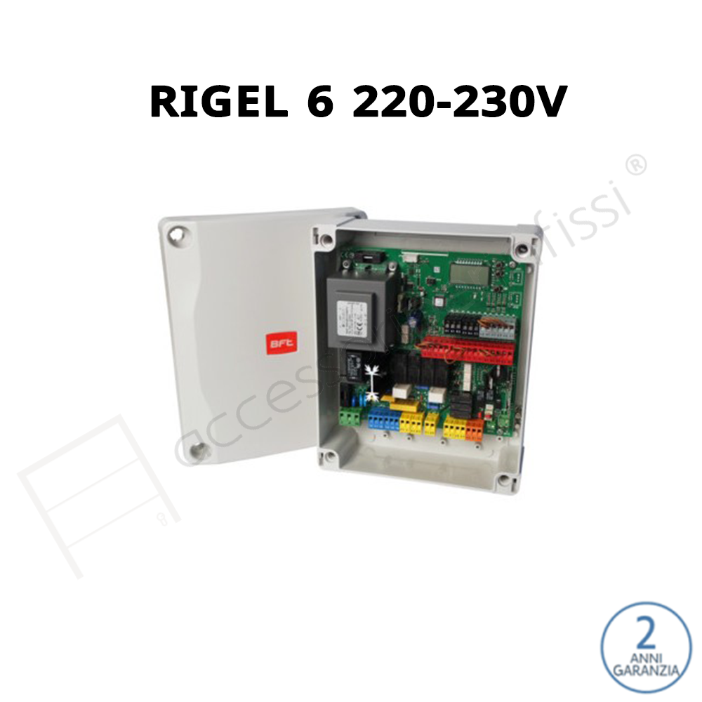 Bft Rigel 6 RIGEL 6 BFT Quadro di comando universale per uno o due operatori ...