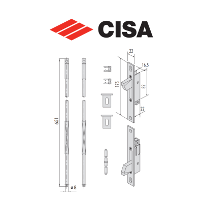 Coppia deviatori laterali Cisa art. 0644300