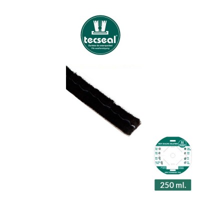 Guarnizione spazzolino Tecseal 6,9 × 5,5 mm con pinna centrale art. 4PBKQFBK