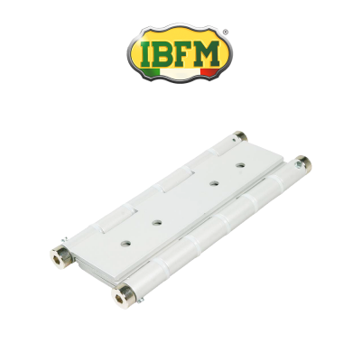 Cerniera a molla doppia azione per porte a vento Ibfm Bianca art. 138/B