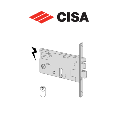 Serratura elettrica a cilindro Cisa entrata 80 art. 1446080
