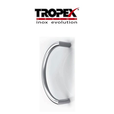 Maniglione Tropex interasse 350 mm Acciaio inox lucido art. 3F30