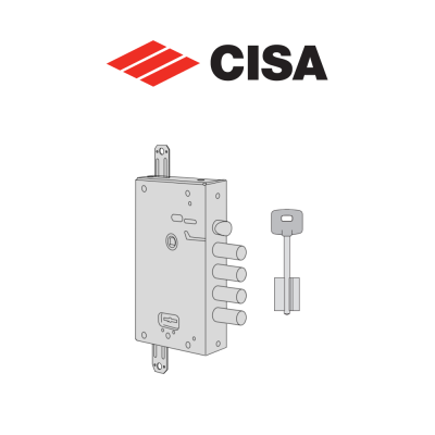 Serratura a doppia mappa Cisa entrata 64 art. 5751525