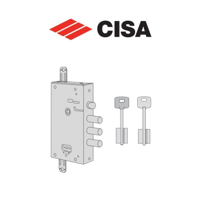 Serratura a doppia mappa Cisa entrata 64 art. 5751638