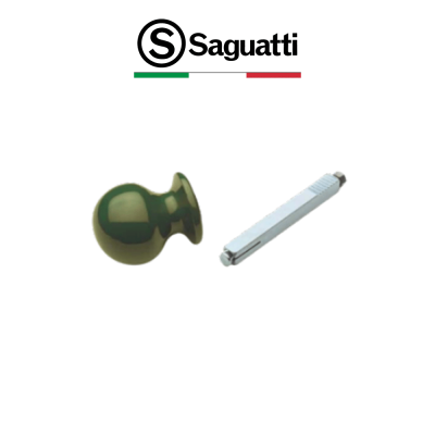 Pomolo Saguatti - Pomolo girevole in lamiera di alluminio stampata diametro Ø50