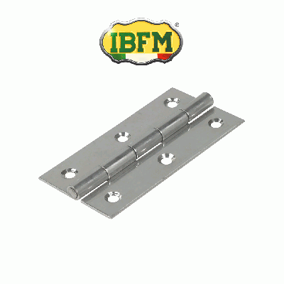 Cerniera da avvitare IBFM - Cerniera da avvitare su legno e metallo 100x50 mm