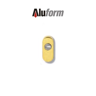 A 476 Aluform bocchetta ottone oro PVD per porte