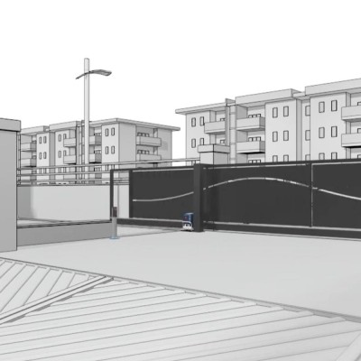 ARES ULTRA BT A1500 KIT BFT completo 24 V per cancelli scorrevoli