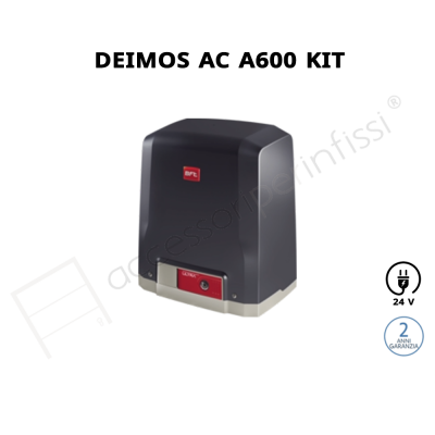 DEIMOS AC A600 KIT BFT completo 230 V per cancelli scorrevoli