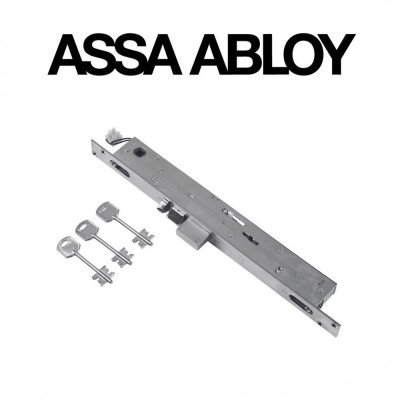 F6703 Assa Abloy | Serratura elettrica di sicurezza montante a doppia mappa scrocco e catenaccio