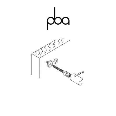 FIX.310.000D.B2 PBA - Kit di fissaggio singolo non passante per legno | Programma IT - YOD - 200Q - 200E - 200 - M18 - 300 - PVD