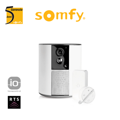Sistema di sicurezza telecamera e allarme Somfy ONE+