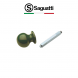 Saguatti - Pomolo girevole per porta in alluminio verniciato diametro Ø50
