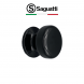 Saguatti - Pomolo fisso per porta piatto in alluminio verniciato diametro Ø70