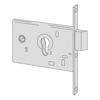 Serratura meccanica a cilindro Cisa entrata 60 art. 4414060