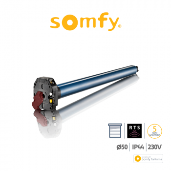 LT50 CSI RTS Somfy radio motor with manual override for roller shutters and awnings