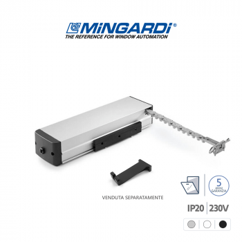 MICRO 02 230V Mingardi attuatore a catena per finestre vasistas e a sporgere