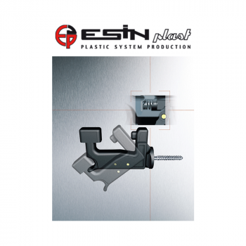 Esinplast Super top 3036001 - Fermo imposta automatico con ammortizzatore e vite da 150 mm