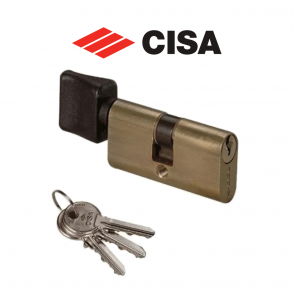 08230 Cisa oval cylinder with knob