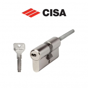 Cisa Asix European profile cylinder prepared for knob assembly art. 0E307