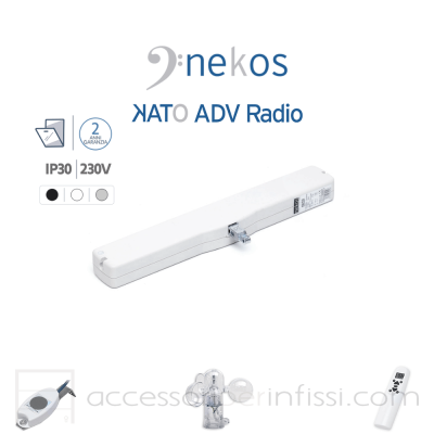 KATO ADV RADIO Nekos attuatore radio a catena per finestre vasistas e lucernari