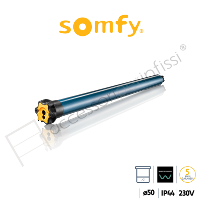 MAESTRIA+ io Somfy motore radio per tende a rullo e screen verticali
