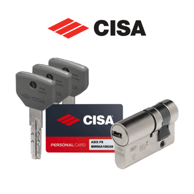 0Q314 Cisa - Safety Half Cylinder with 8 pins Asix P8