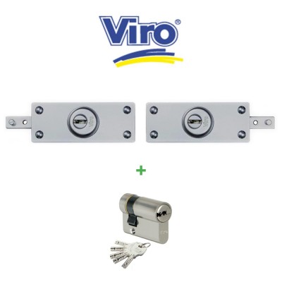 Pair of armored side locks kit for shutters Viro art. 8272/8273