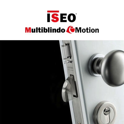 MULTIBLINDO EMOTION Iseo - Motorized self-closing multipoint lock for aluminum doors