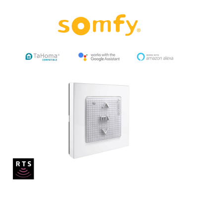 Somfy SMOOVE ORIGIN RTS wall remote control for RTS radio motor