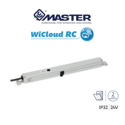 WICLOUD RC 24V Master Retractable chain radio actuator for Vasistas or swing windows