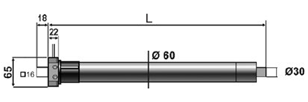 Motor for shutters Aprimatic