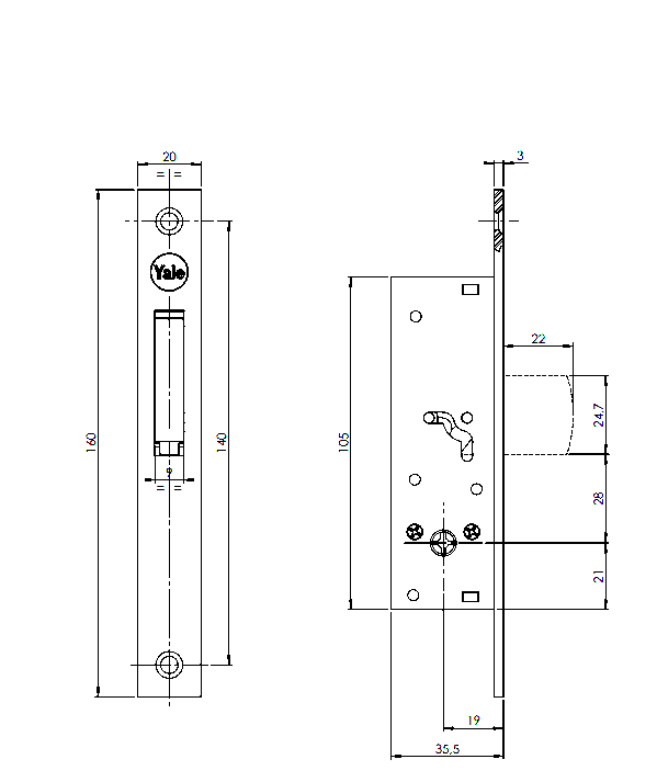 DC620G Assa Abloy