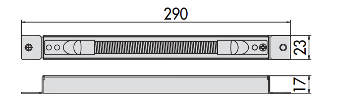 Passacavo a molla da incasso  Passacavo a molla da incasso