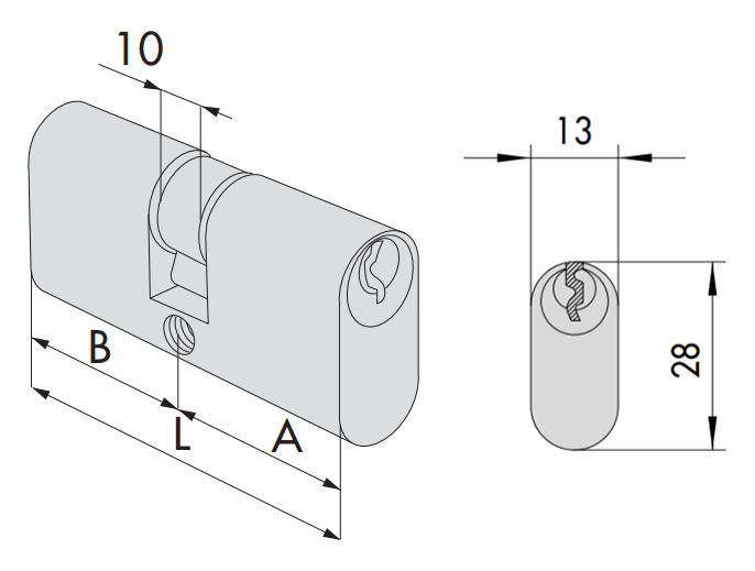 Cilindro ovale Cisa